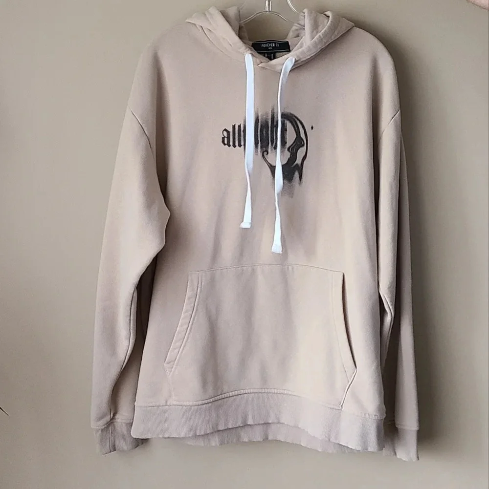 Forever 21 men hoodie Sz.M Beige